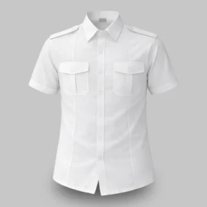 Camisa de bomberos blanca – Manga corta